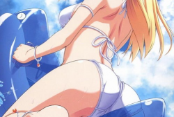 动漫美女比基尼图片,夏日风情无限绽放